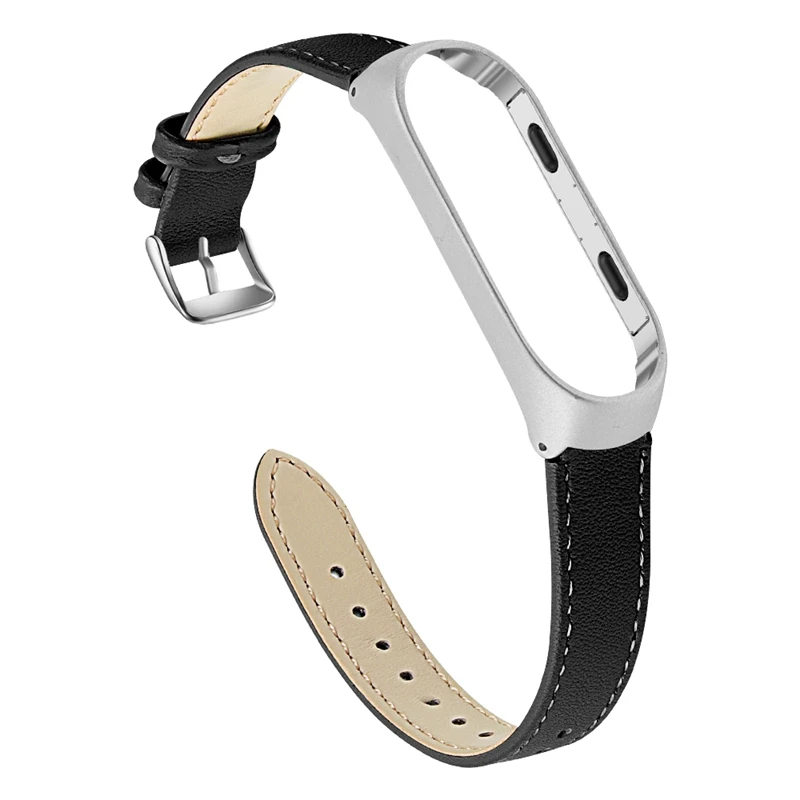 Black OULUCCI браслет для xiaomi mi Band 4 ремешок силиконовый ремешок для xiaomi mi band 3/4 ремешок mi band 4 браслет - Color: Black