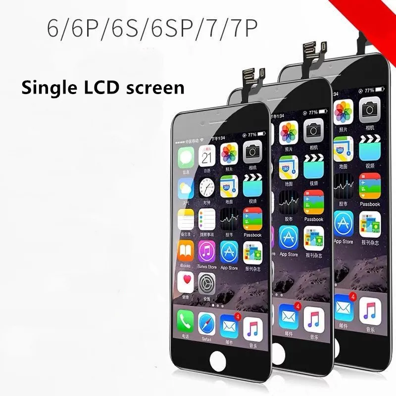 ЖК-дисплей для iPhone 5 6 6P 6S 6SP ЖК-экран подходит 7 7P 8 8P | Мобильные телефоны и
