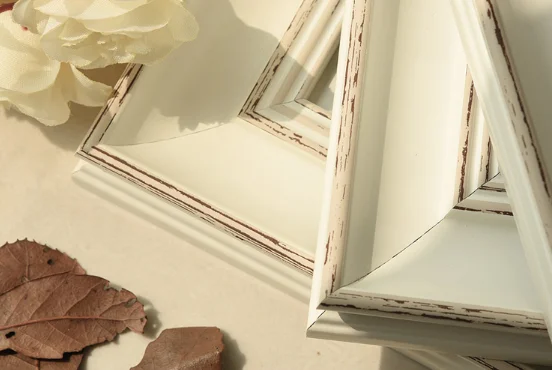 Набор винтажных деревянных фоторамок европейские настенные подвесные