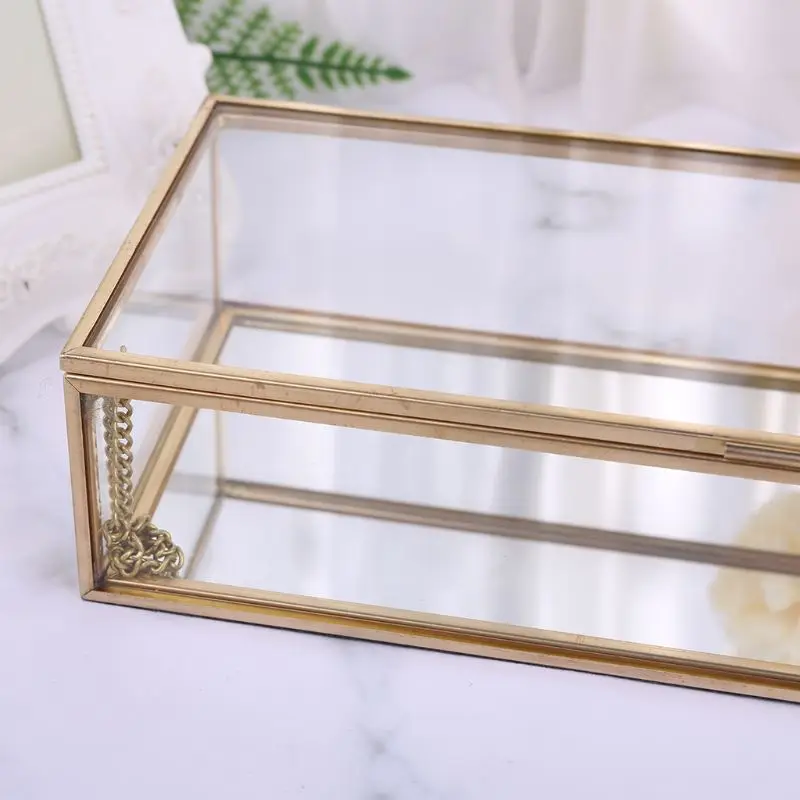 Органайзер для ювелирных изделий прозрачный в деревенском стиле простое