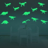 creative wall stickers luminous dinosaur wall stickers childrens room cartoon animal dinosaur egg fluorescent sticker