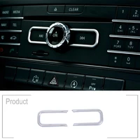 chrome interior accessory cd switch sequin trim for mercedes benz cla gla b class a180 w176 e gle class coupe car styling