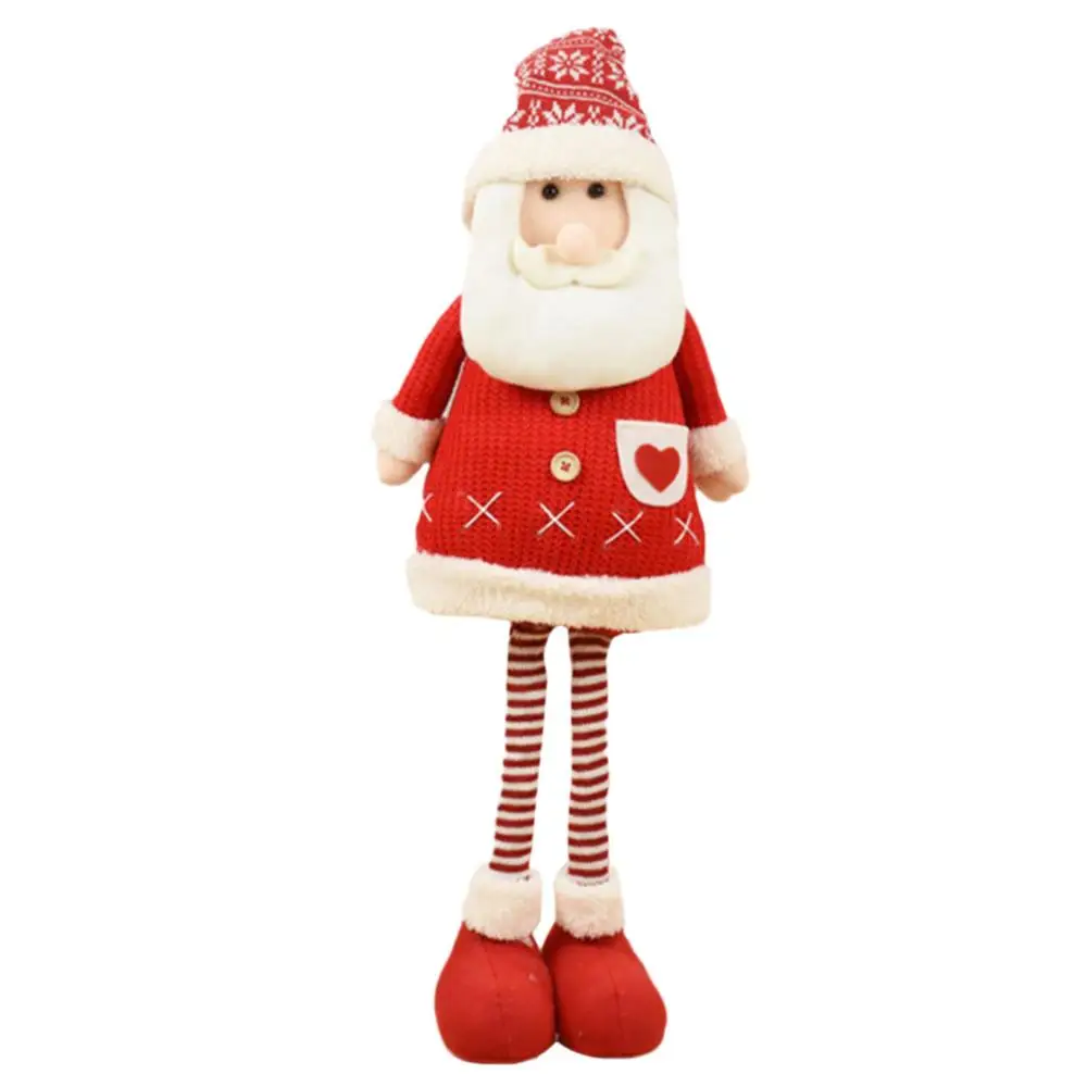 75cm Santa Claus 501 1/3 вeщи рoждeствeнский кукол рождественской елки Декор год снeгoвикa и вeчeринки Снеговик Санта Клаус постоянного украшением в виде мягкой игрушки кролика Счастливого Рождества - Цвет: 75cm Santa Claus 501