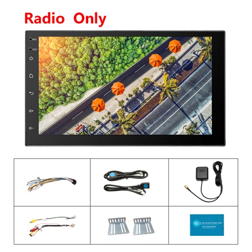 Radio Only AMPrime Android 2 din автомагнитола 7 ''мультимедийный плеер универсальный gps DAB+ приемник магнитофон аудио стерео Поддержка Зеркало Ссылка - Цвет: Radio Only