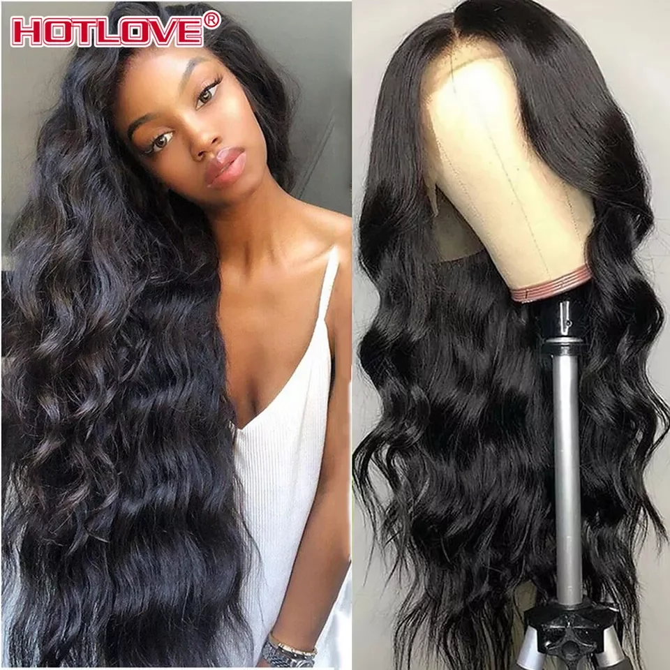 

Body Wave Lace Front Human Hair Wigs 13x4 Transparent Lace Frontal Human Hair Wig Pre Plucked 150% Remy Peruvian Long Hair Wigs