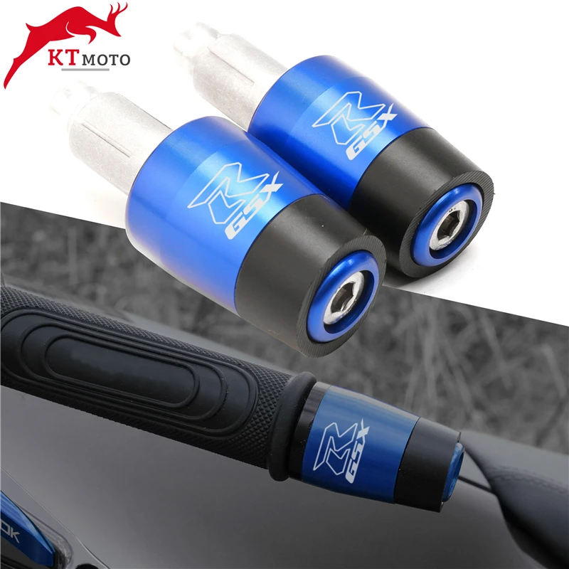 

Для Suzuki GSXR GSX-R 600 750 1000 1300 Φ 2010-2022 сбалансированный штекер для руля мотоцикла CNC, наконечник руля слайдера