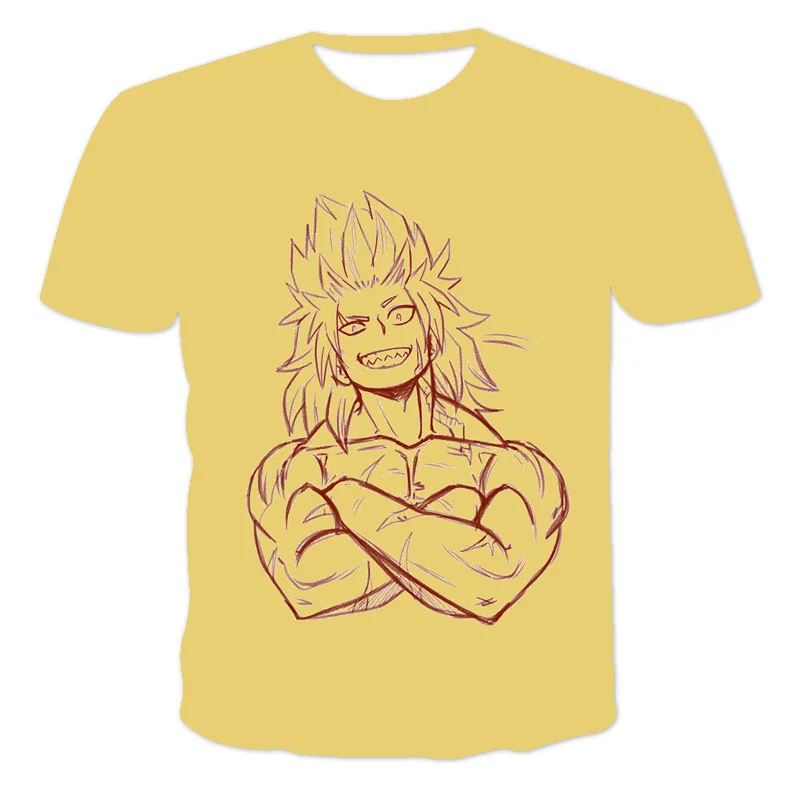 

My Hero Academia Chlidren's T Shirt Fashion 3D Print Kids Tshirts Hip Hop Street Style Summer Tees Cool Anime Boys Girls Clothes