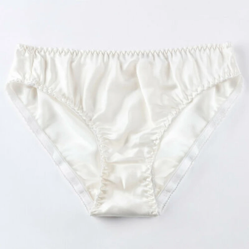 Сексуальное бикини стринги трусики женское гладкое шелковое нижнее белье |