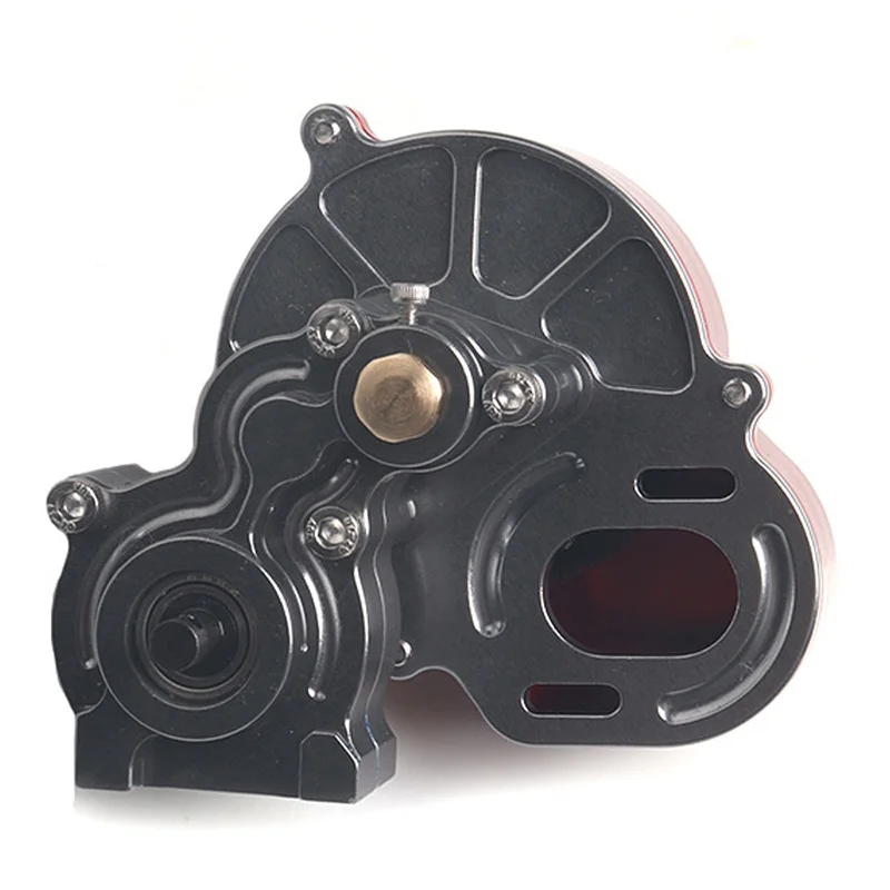 Metal Gearbox Transmission Box with Motor Gear for 1/10 RC Crawler Car SCX10 |
