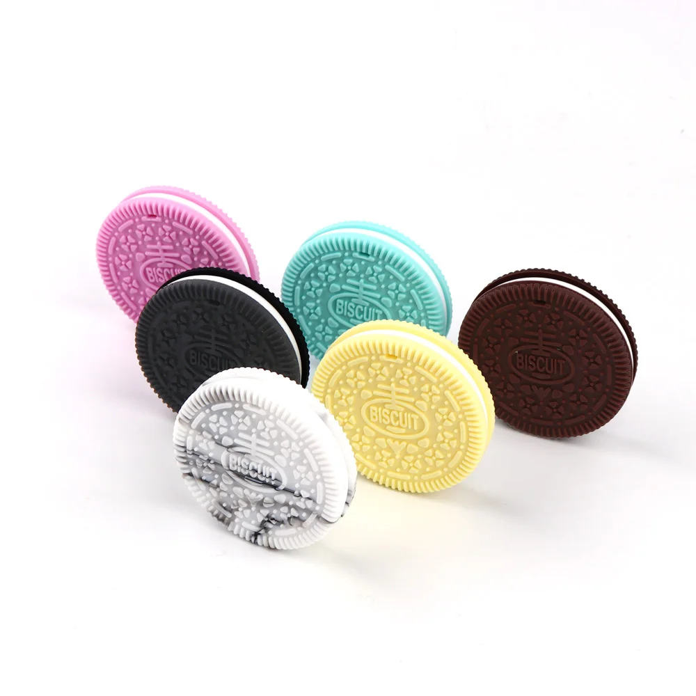 TYRY.HU-mordedor de silicona sin BPA para beb&eacute;, juguete de dentici&oacute;n para beb&eacute;, cadena de chupete de grado alimenticio, accesorios DIY, 1 unidad-1