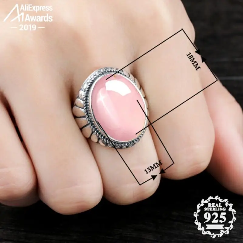 13*18 мм 6 18 распродажа S925 Стерлинговое Серебро австралийские рубиновые кольца