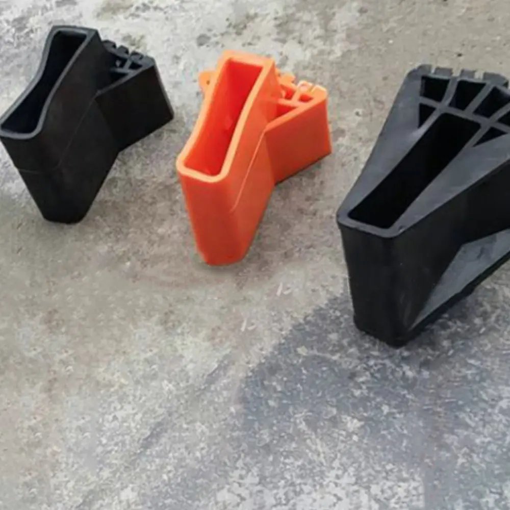 

8pcs Rubber Ladder Foot Rest Mats Non-skid Feet Covers Folding Ladder Accessory