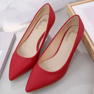 Туфли-лодочки Женские однотонные, заостренный носок, тонкий высокий каблук, модные офисные, для работы, черные, розовые, золотые, F0005