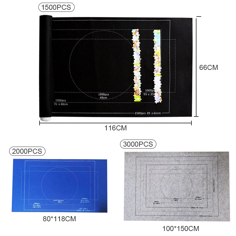 Головоломки для хранения вилая кошма с направляющей линии головоломки до 3000 штук
