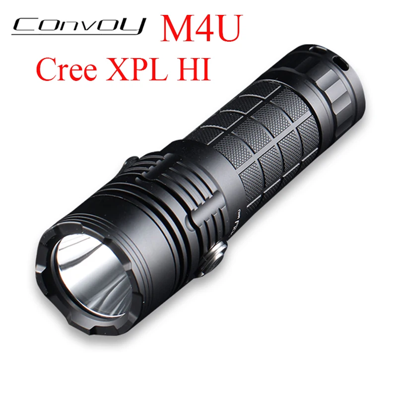 Светодиодный фонарик Convoy M4U с Cree XPL HI светодиодный 7135*8 Biscotti 18650 26650 микро USB