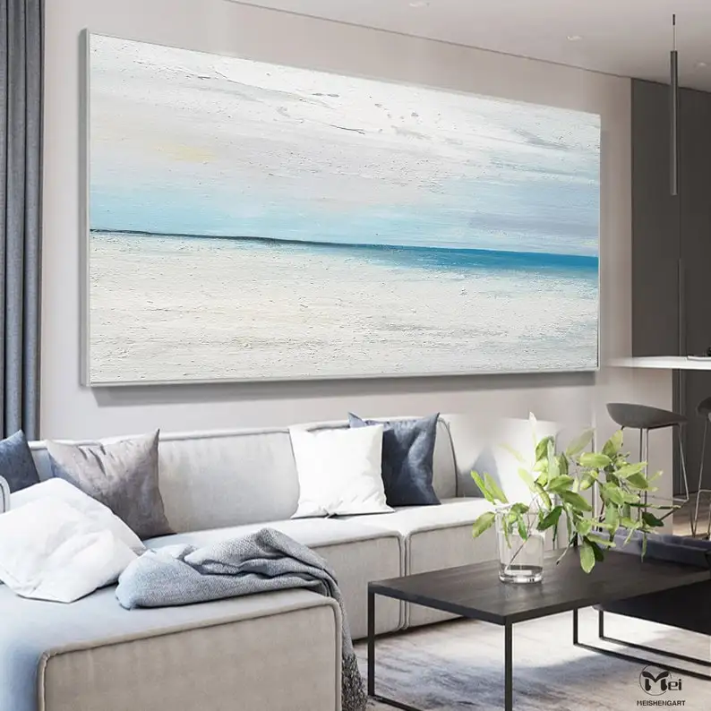 

Пляжная живопись, океан, живопись, холст, океан, настенное искусство, морской пейзаж, береговая живопись, акриловая абстрактная пейзаж, холс...