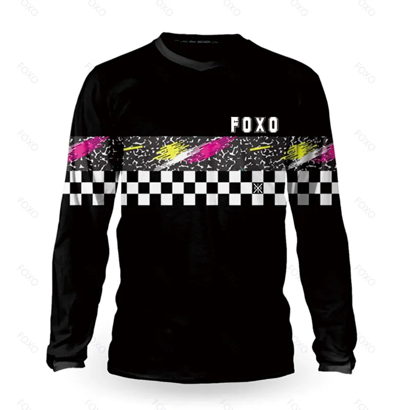 

Unisex Fox Racing Downhill Jerseys Mountain Bike Breathable Shirts Offroad DH Motorcycle Jersey Motocross Sportwear Clothing bmx