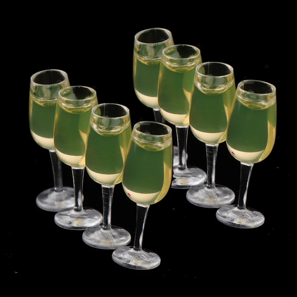 8 шт. Миниатюрные аксессуары для кукольного домика 1/12