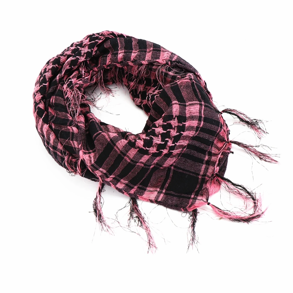 

100x100cm Outdoor Hiking Scarves Military Arab Tactical Desert Scarf Army Headshawl with Tassel for Men Women Bandana Scarf Mask