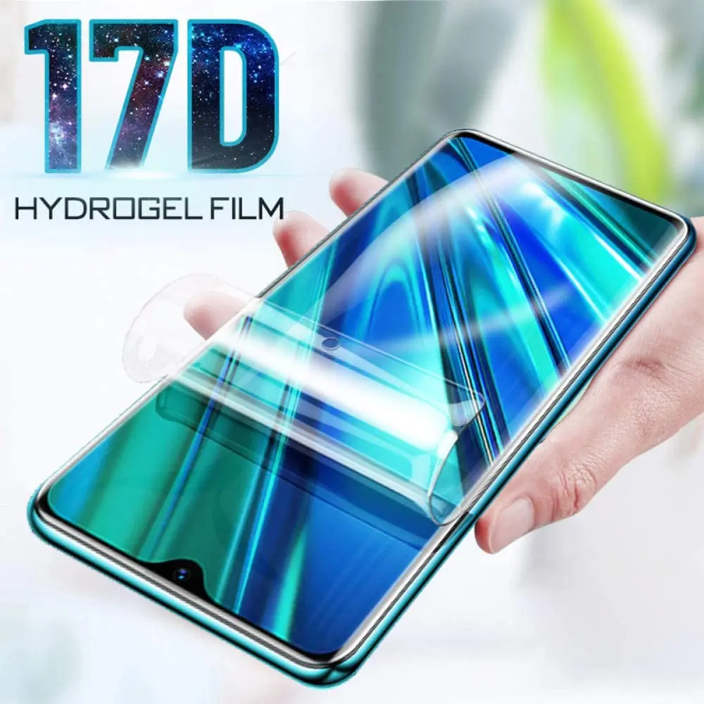 Мягкая прозрачная Гидрогелевая пленка 25D из ТПУ для Huawei Y9 Y5 Y7 2019 Prime мягкая
