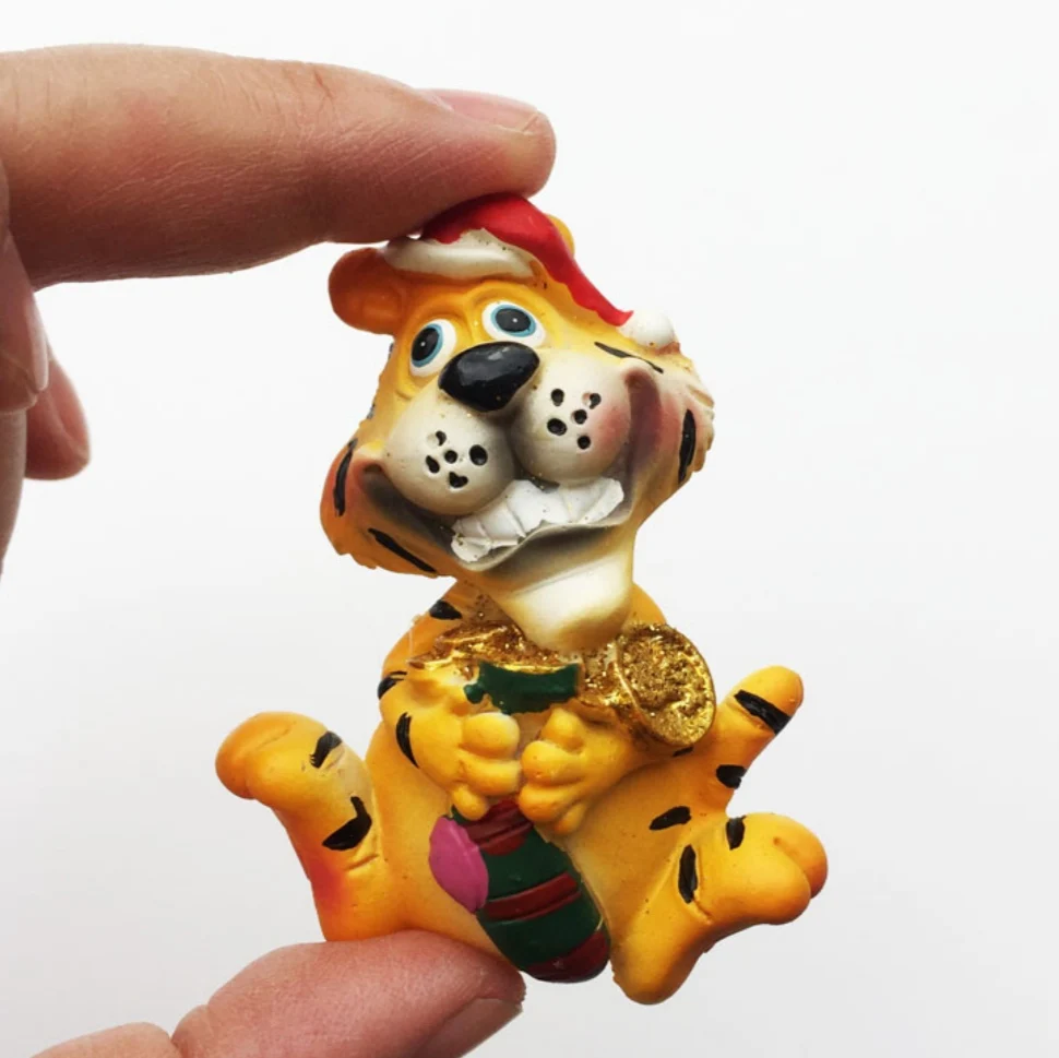 Фортуна тигр корова мультфильм холодильник предметы ручной работы магнитный