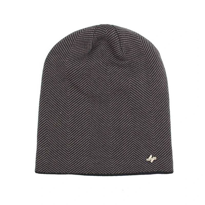 

Beanies For Men Women Solid Woolen Thickened Winter Women's Knit Cap H Iron Standard Warm Hat Soft Cap Bonnet Hat