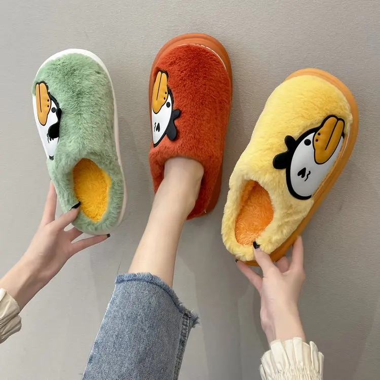 

Cartoon Donald Duck Daisy lover bow tie cotton slippers woman slippers couple cotton slippers