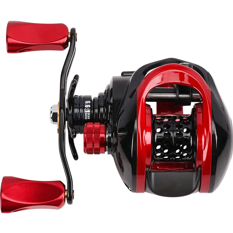 

TSURINOYA Fishing Reel XF 50 150 Bait Casting Reel 6.6:1 4kg Drag Power 9+1BB XF Spare spool Lightweight Lure Reel