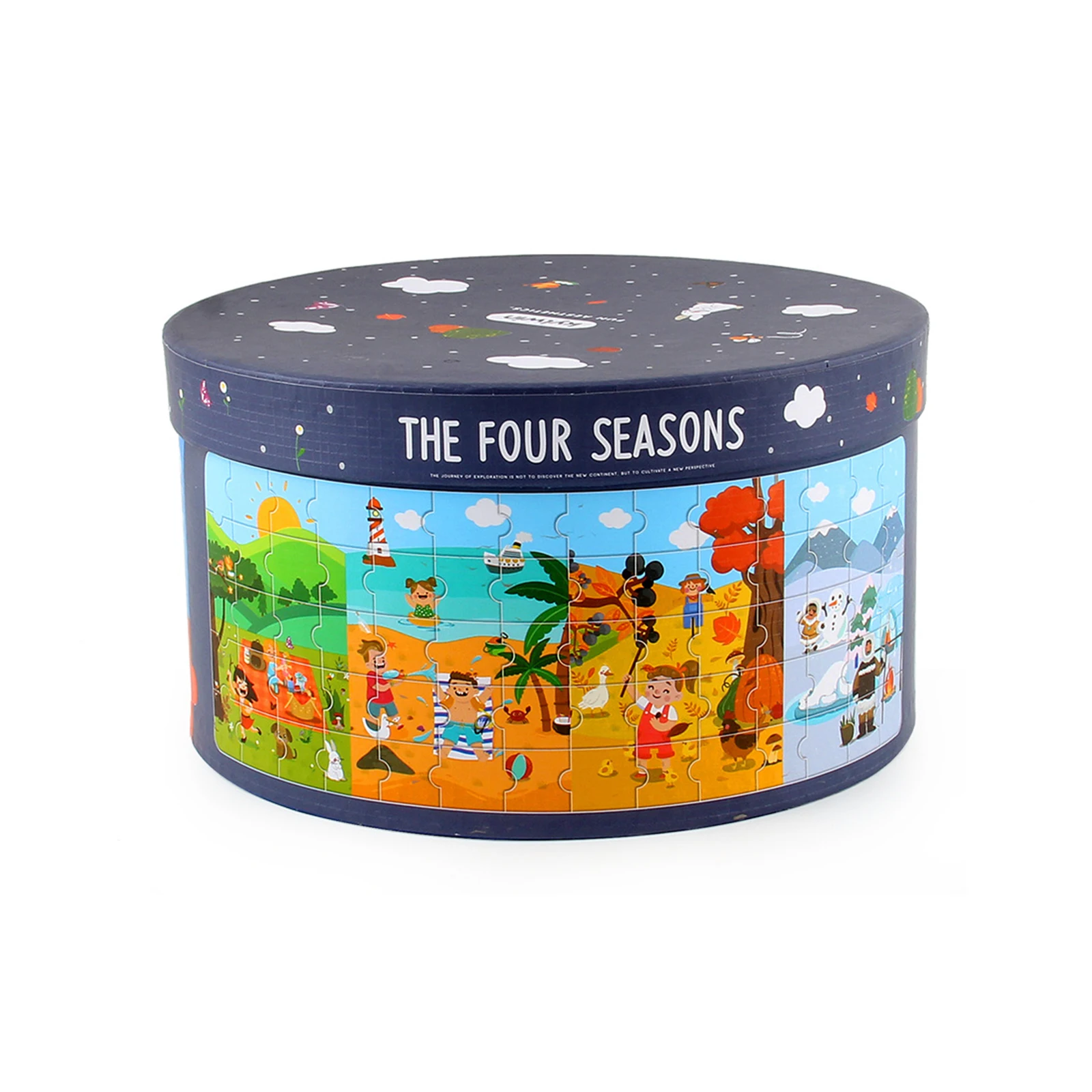 

150pcs Kid Puzzle Educational Toys Children Comfort Puzzle Cartoon Seasonal Theme Puzzles Four Seasons Puzzles Toys For Adults