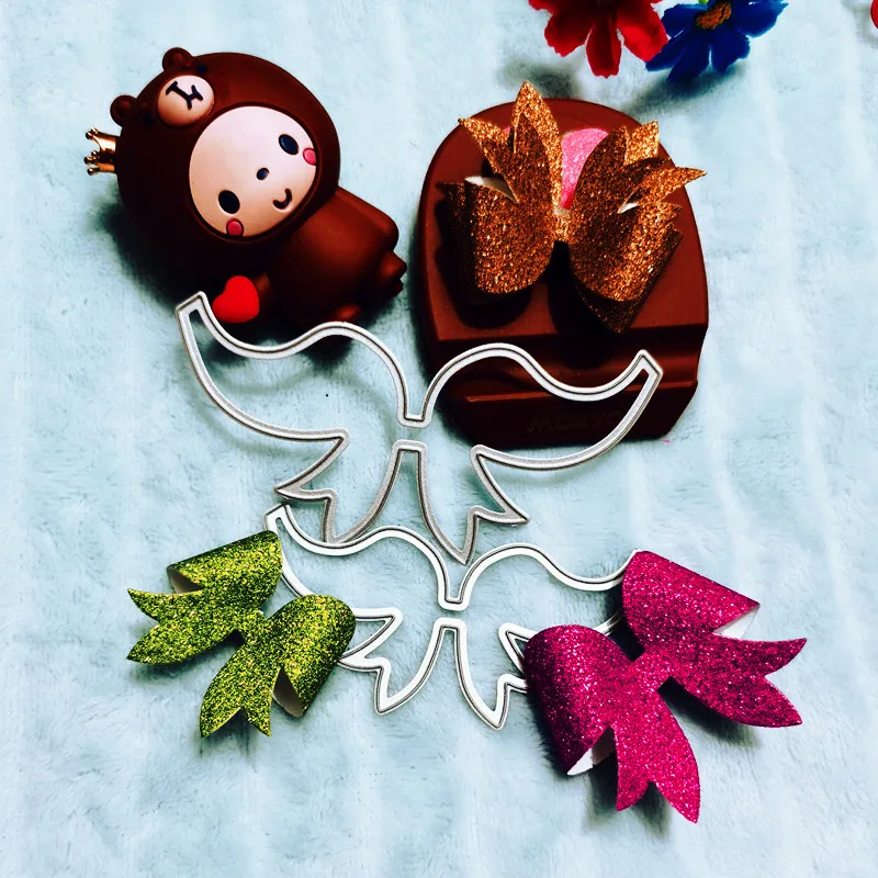 

Металлические высечки с бантом для рукоделия, скрапбукинга, альбома, бумаги, открытки, декоративные поделки тиснения, высечки