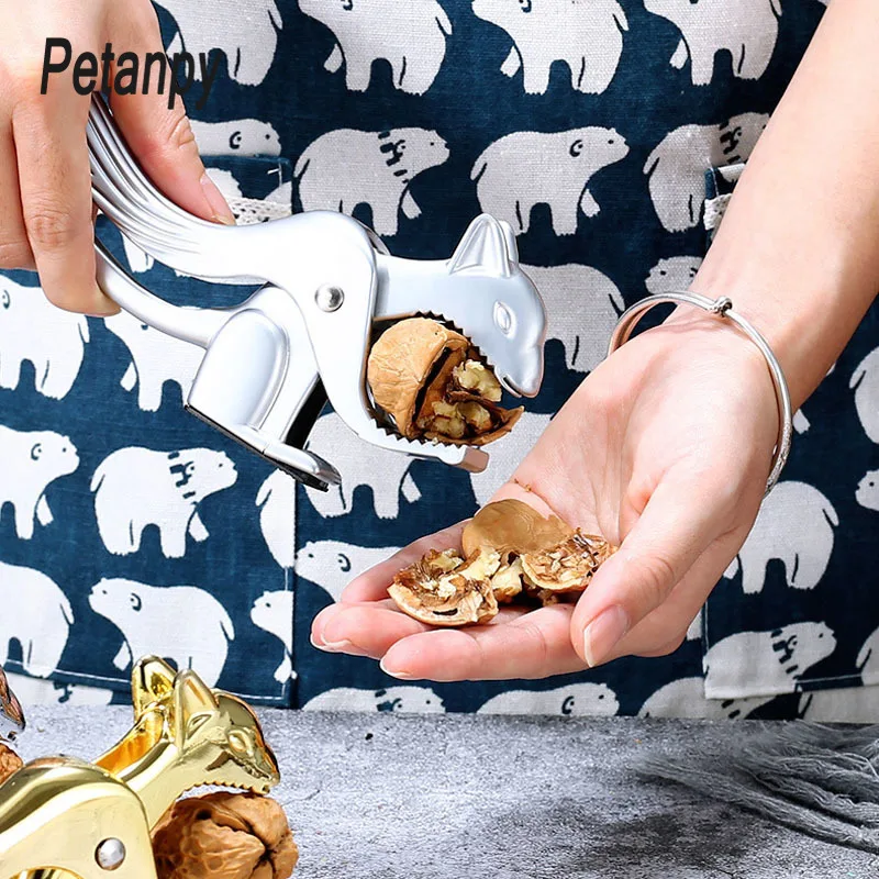 

Almond Walnut Pecan Crack Hazelnut Hazel Filbert Nut Kitchen Nutcracker Sheller Clip Tool Clamp Plier Cracker Lovely Squirrel