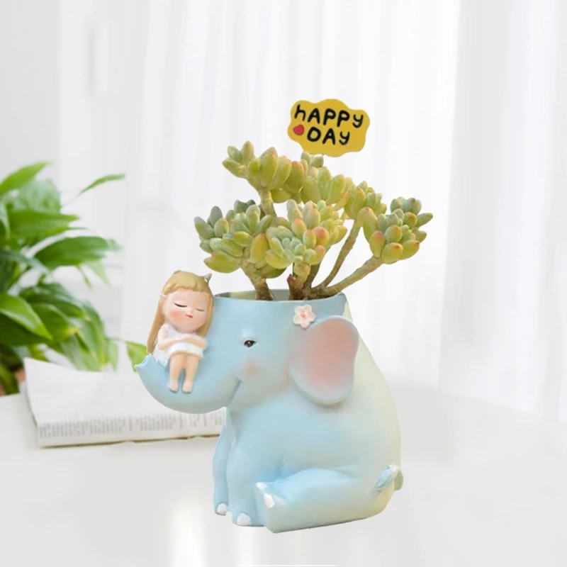 

3D цветочный горшок, силиконовый держатель, форма для эпоксидной смолы, креативное рождественское ремесло для украшения дома и офиса