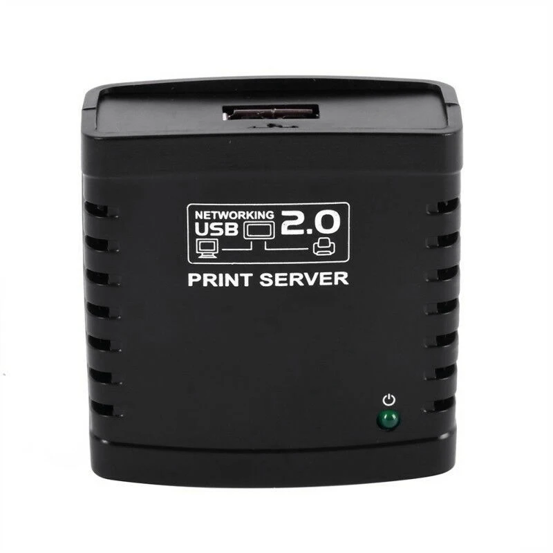 USB 2 0 LRP Печать Сервер Поделиться LAN Ethernet Сетевые принтеры Адаптер питания с вилкой