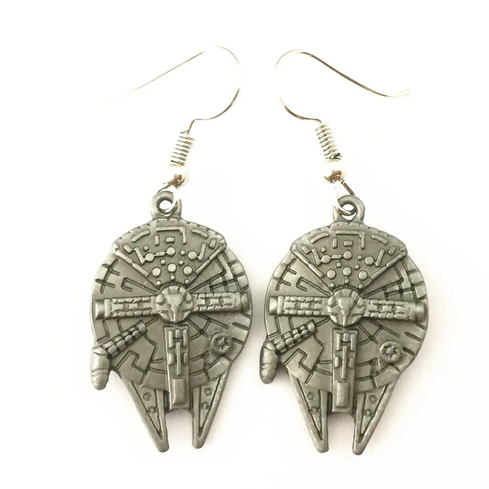 

HBSWUI серьги с космическим кораблем классический фильм Мультфильм Аниме шоу Высокое качество модные Металлические Ювелирные изделия Подарк...