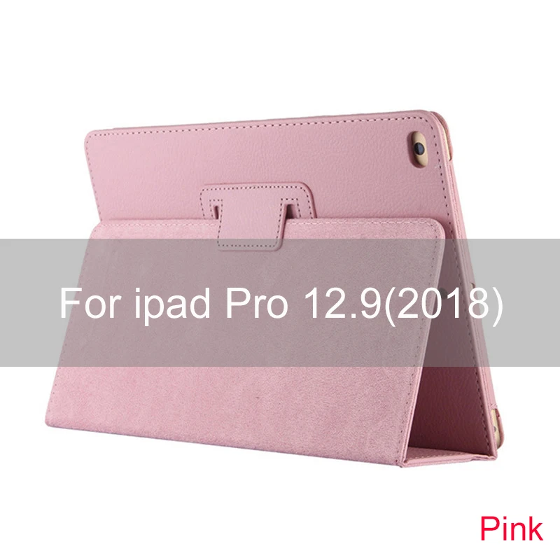 For pro 12.9(2018) Essidi кожаный чехол-подставка для ipad pro 12,9() Anto Wake Sleep Tablet Cover Skin для ipad pro 12,9 - Цвет: For pro 12.9(2018)