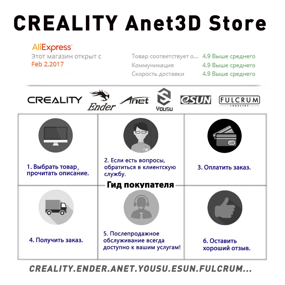 3D принтер CREALITY Ender 3 / V2/PRO/нить PLA ABS PETG нейлон FLEX DIY KIT Anycubic/Доставка из России|anet