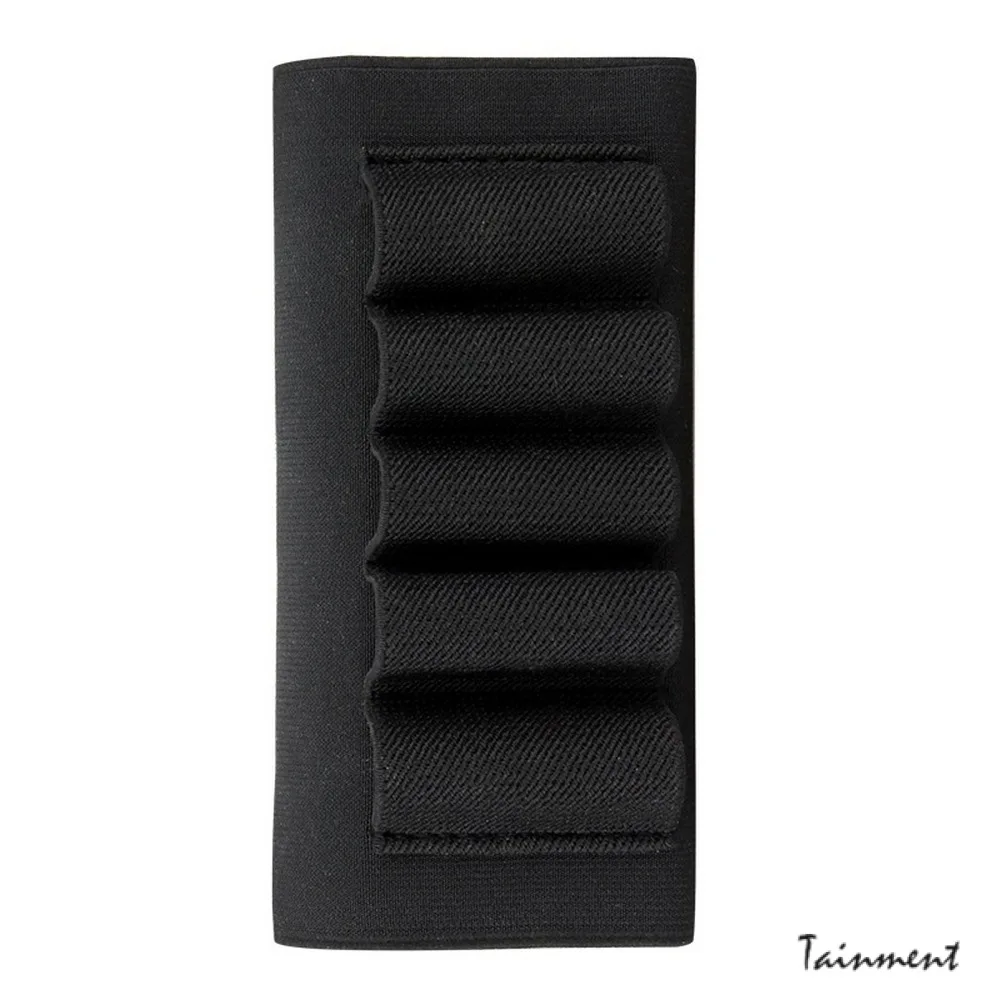 12 Gauge Ammo Case Pouch Holder Hunting Bags Thickening Prevent Slipping Elastic Buttstock Holsters Gun Accessories Nylon Parts | Спорт и