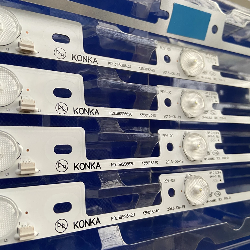 Новинка 110 шт. светодиодная подсветка для KONKA KDL39SS662U 35018339 35018340 327 мм 4 светодиодный s