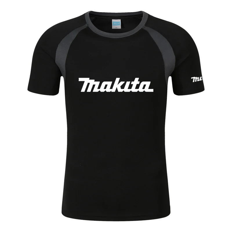 2021 Makita Tools летние технические удобные облегающие повседневные топы с принтом в
