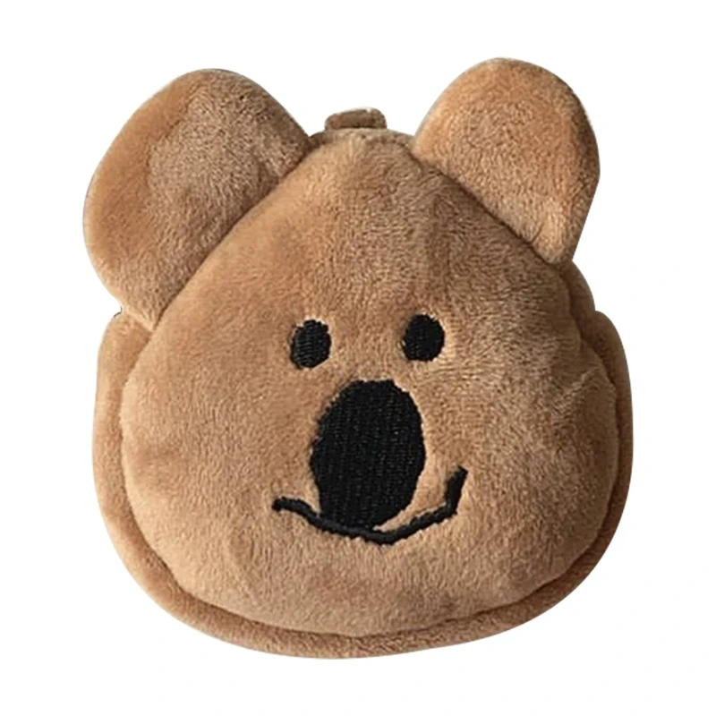 Милый кошелек для монет D0LF с медведем сумка гарнитуры мультяшный телефон брелок