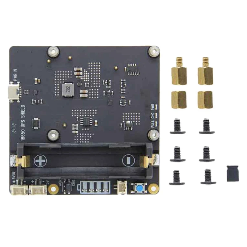 

18650 Lithium Battery UPS Expansion Board X703 V1.2 Uninterruptible Power Supply Module for Raspberry Pi 4B