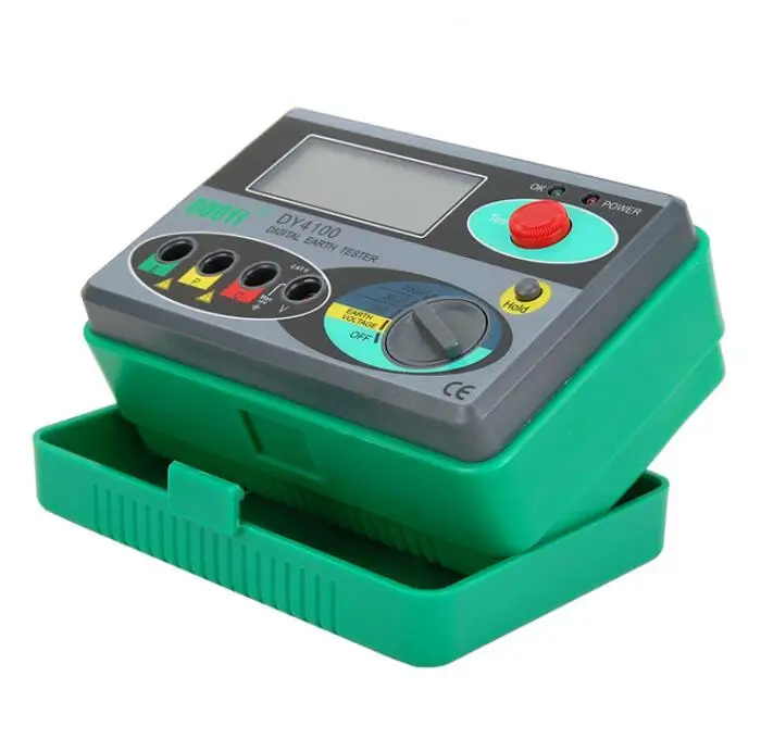 

DY4100 Ground 0-2000 Ohm Insulation Tester Megger Meter Resistance Tester Digital Earth Resistance Tester