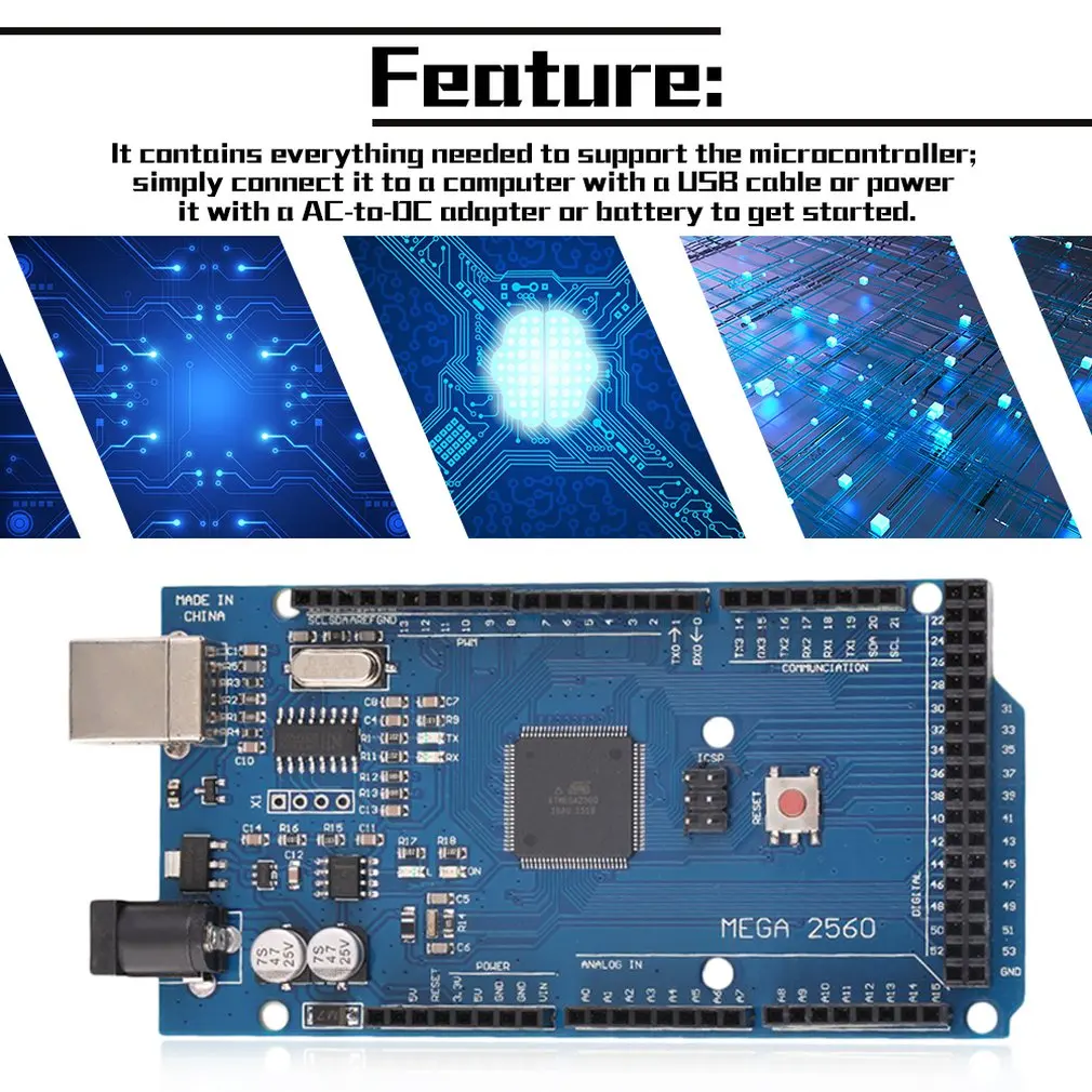 Контроллер драйвера Arduino Nano V3.0 с Загрузчиком совместим Atmega328P Ch340 ручной Mini USB