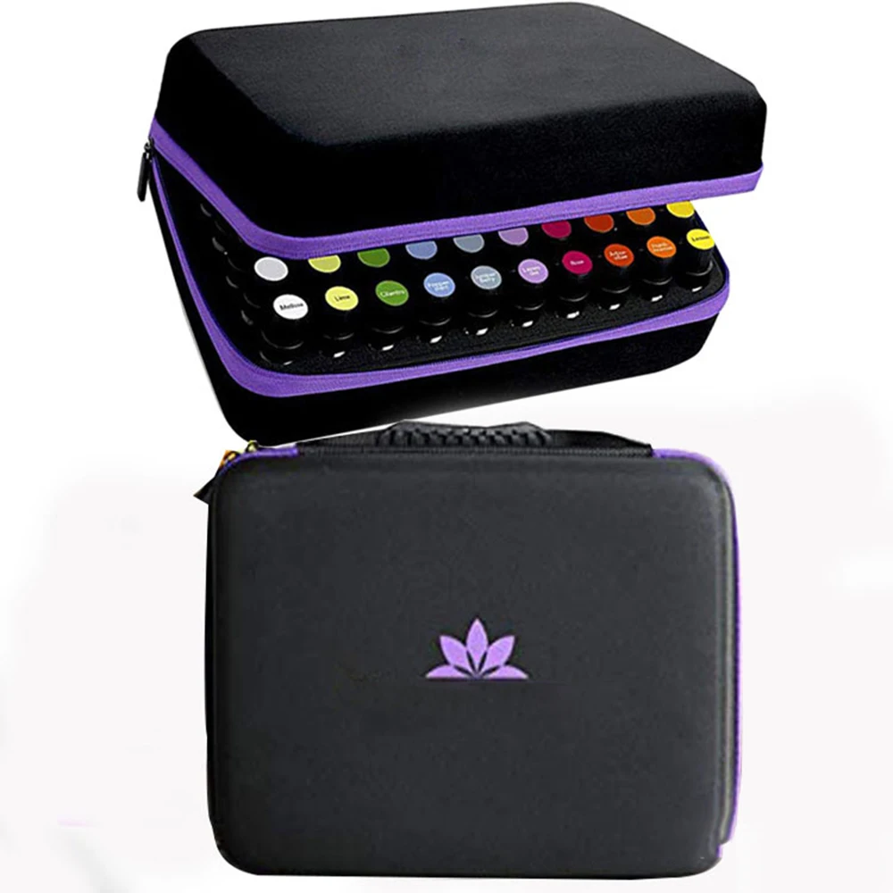 Переносная сумка для хранения эфирных масел 70 сеток 15 мл чехол переноски