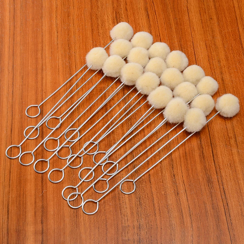 20 шт. 12 5 см Сделай Сам кожевенное ремесло шерсть кожа краситель двойная отделка