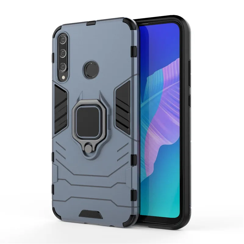 shockproof bumper for huawei p40 lite e case soft silicone armor hard pc stand protective phone cover for huawei p40 lite e 6 39 free global shipping