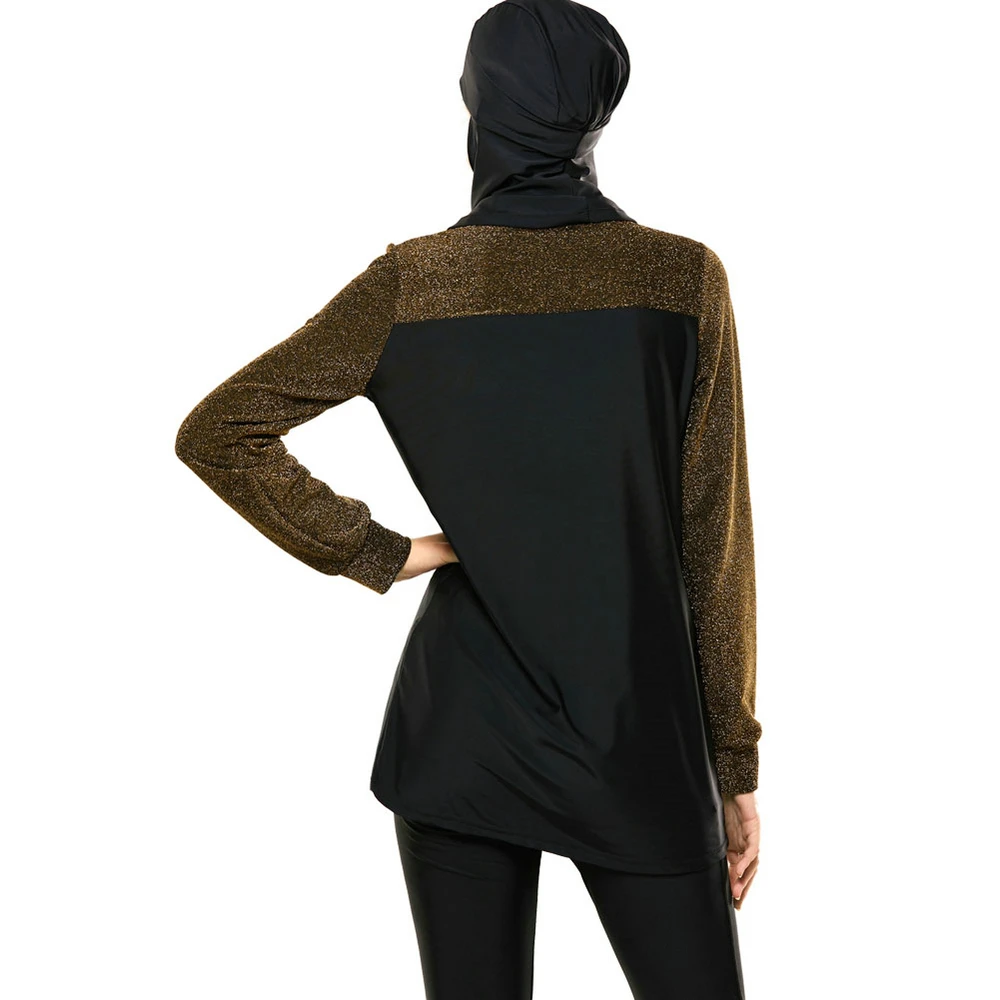 2020 Женский Lslamic мусульманский Буркини одежда для плавания женщин и девушек