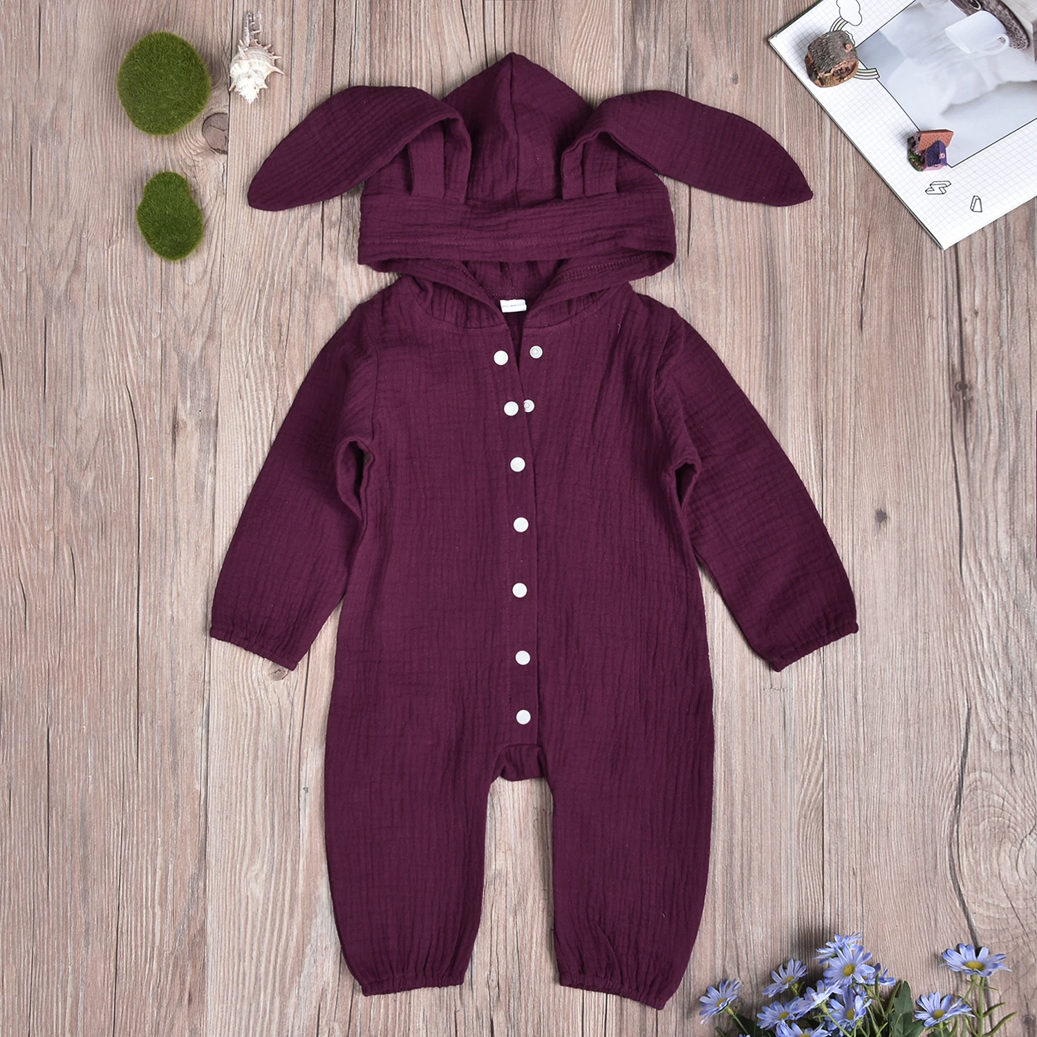 Комбинезон детский с капюшоном на возраст 0-24 месяца | Мать и ребенок