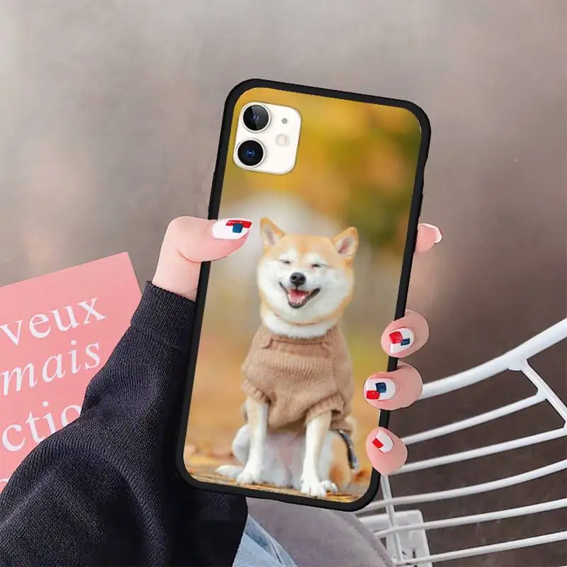 

Animal Cute dog Akita Phone Case for iPhone 11 12 pro XS MAX 8 7 6 6S Plus X 5S SE 2020 XR