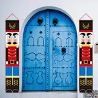 Рождественский знак для крыльца, модель солдата, Щелкунчик, Висячие баннеры для праздника, дома, улицы, крыльца, стены, Рождественское украшение